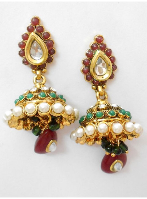 Polki Earrings